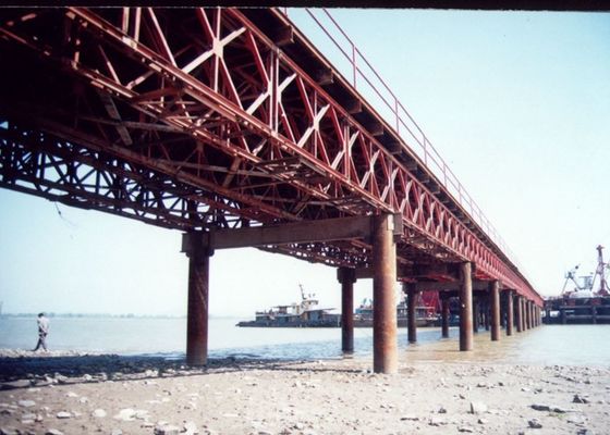 Q345B-Q460C Rigid Frame Bridge Bailey Truss Bridge