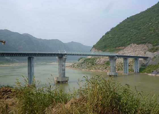 Carriageway 7.35m Temporary Modular Bridge Construction Delta Bridge