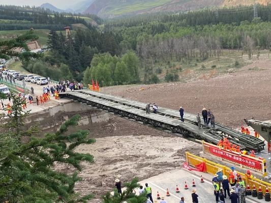 Design Axle Load 13t Mechanized Bridge Emergency Bridge